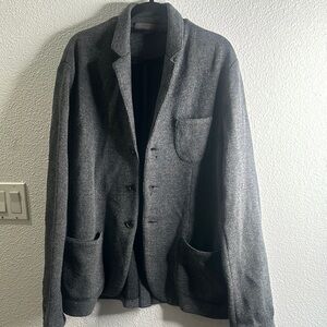 Vince Gray texture wool Blazer with Pockets size XL